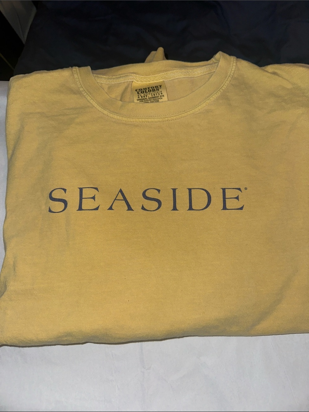 Comfort Colors Seaside Yellow Long Sleeve Tee